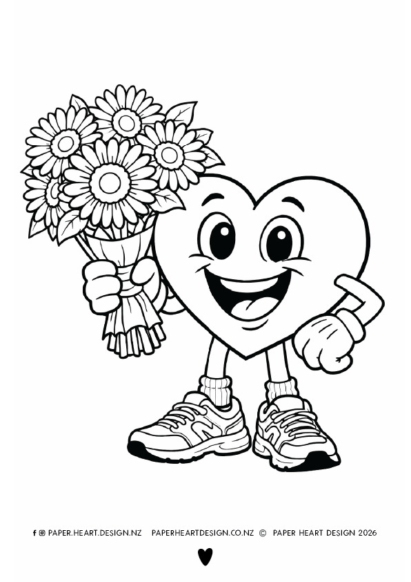 Valentines Colouring Pages