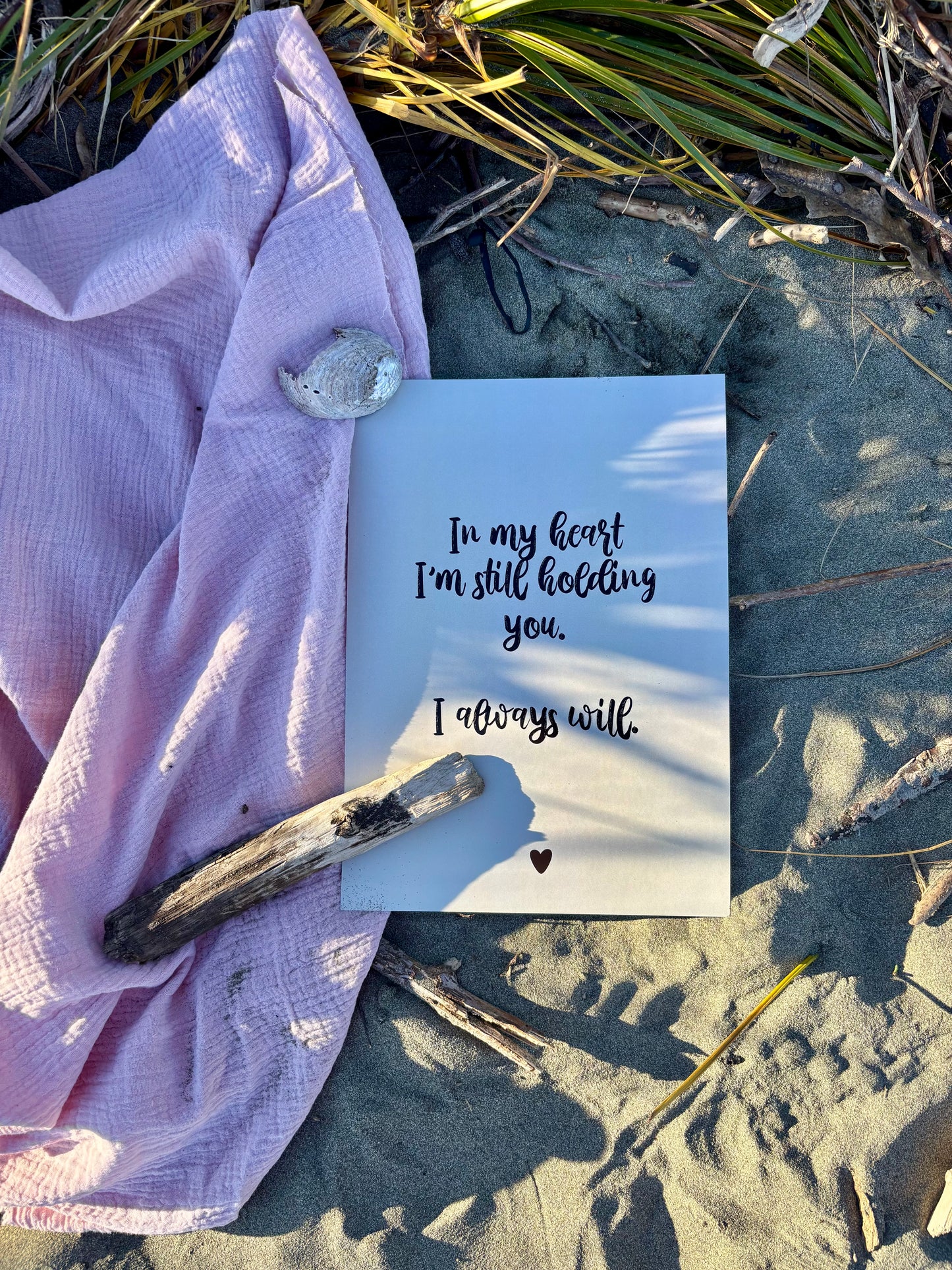 "In My Heart" Mental Health Print