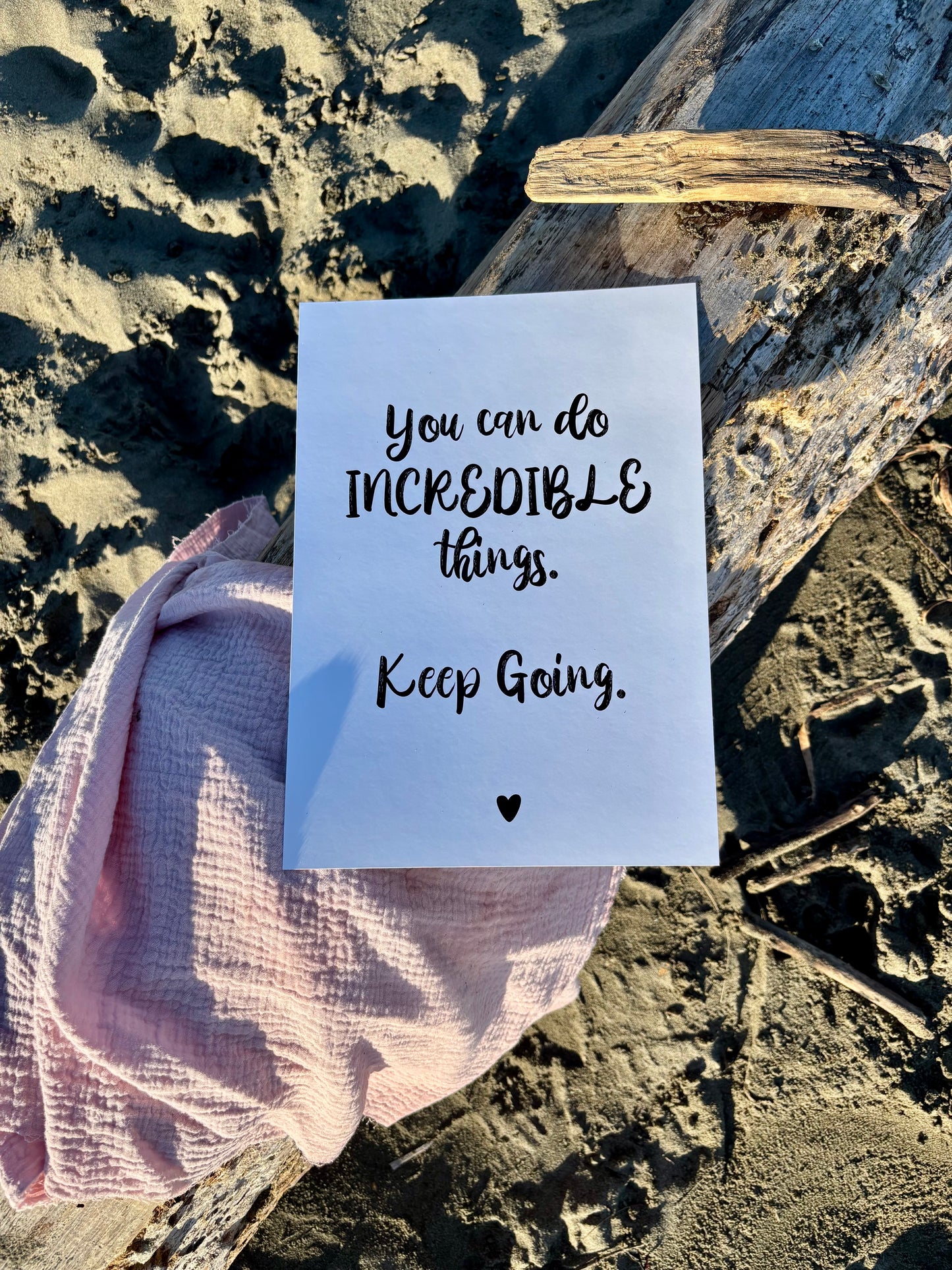 "You Can Do Incredible Things" Mental Health Print