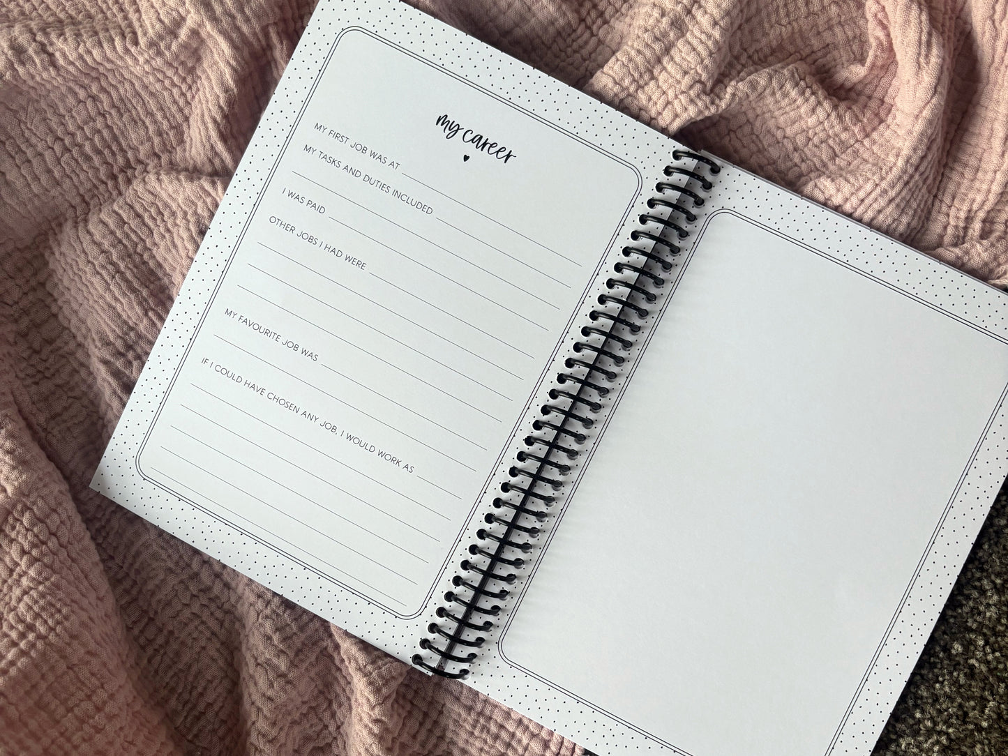 Our Grand Story - Grandparent Keepsake Memory Book