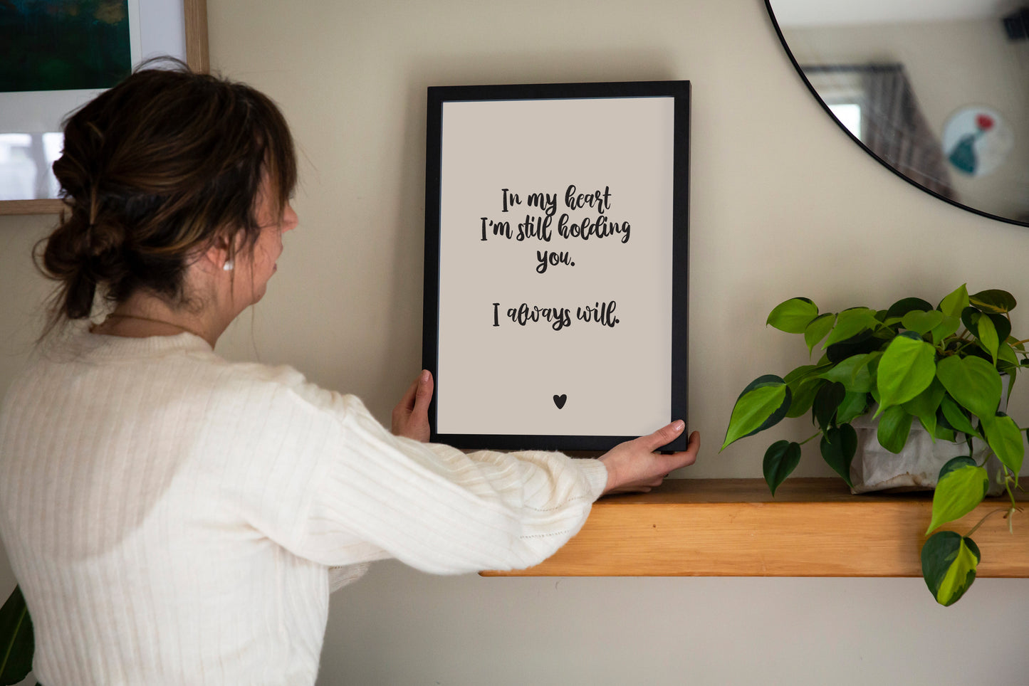 "In My Heart" Mental Health Print