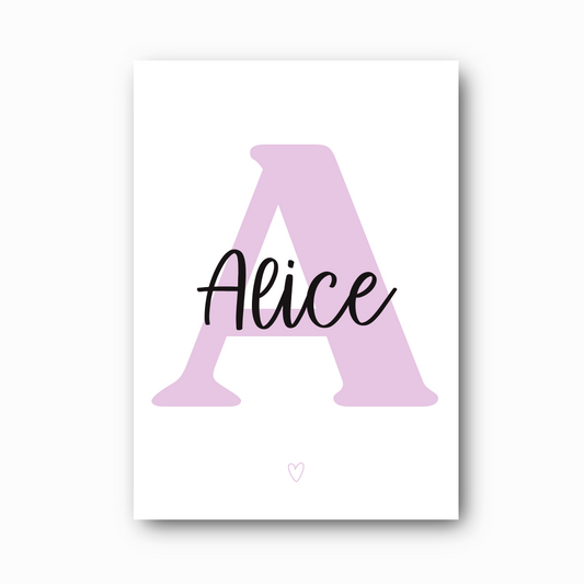 Initial Name Print - Script