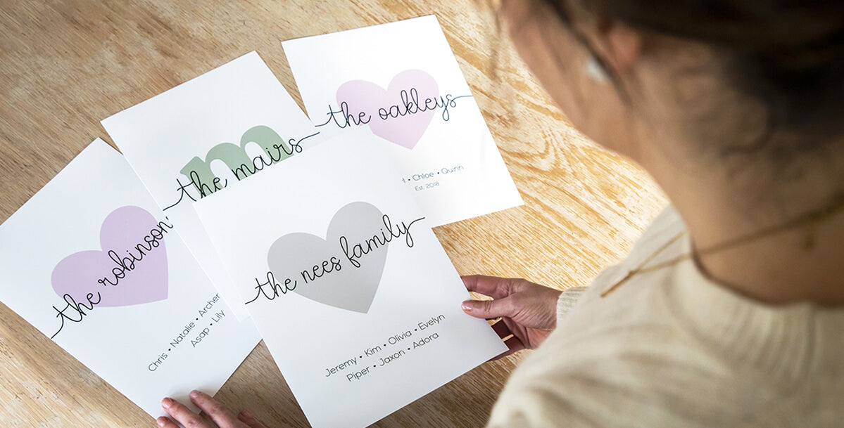 Printable Downloads: Personalised Digital Prints to Print at Home