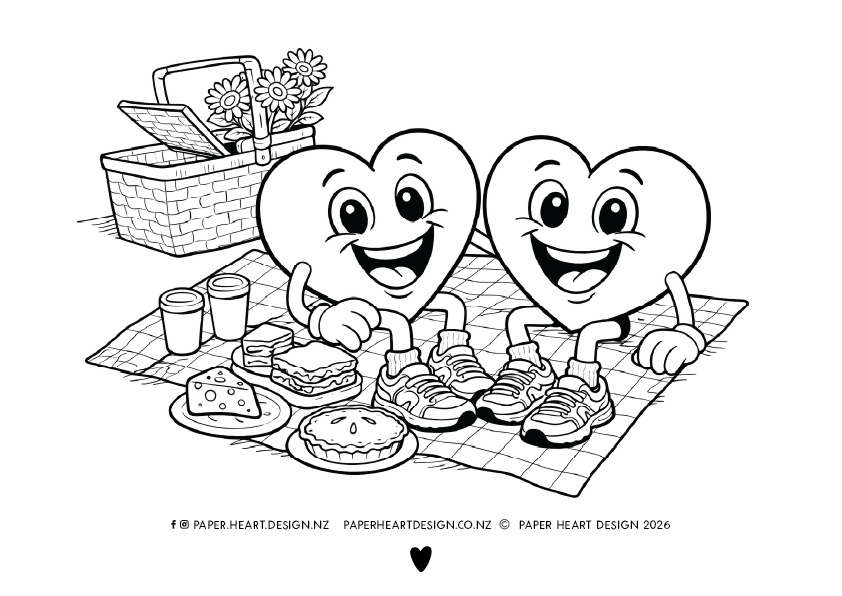 Valentines Colouring Pages