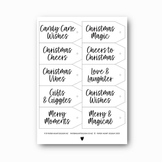 Printable Christmas Gift Tags