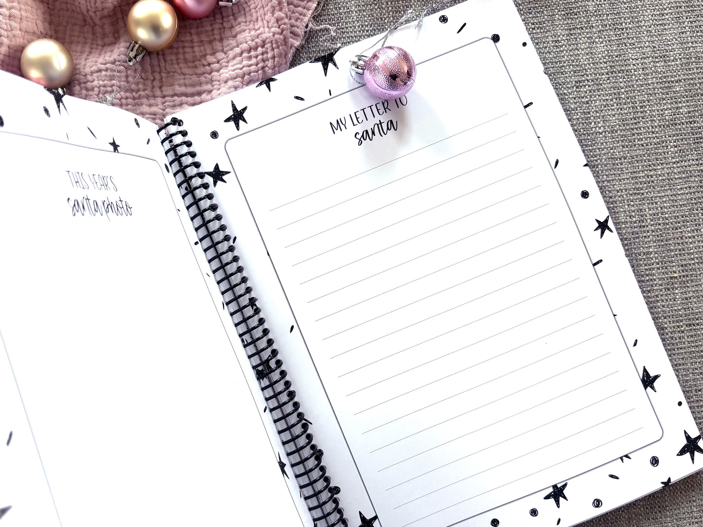 Personalised Christmas Memories Keepsake Book