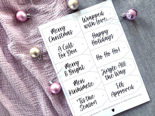 Printable Christmas Gift Tags