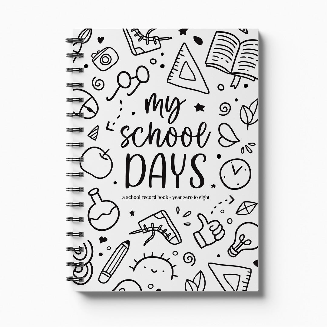 My School Days: A School Record Keepsake Book | Primary, Intermediate & High School Books