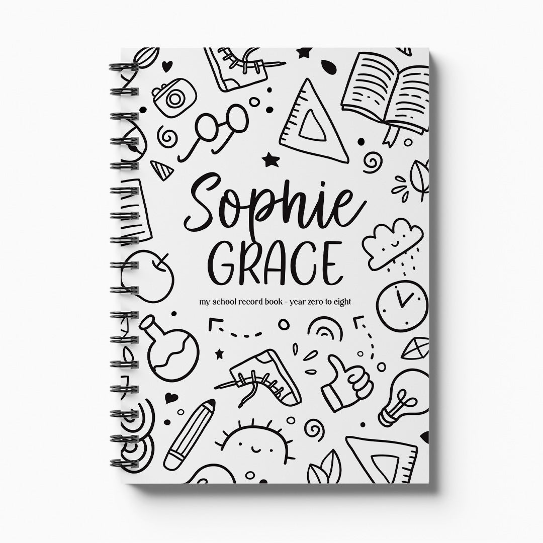 Personalised My School Days: A Personalised School Record Keepsake Book | Primary, Intermediate & High School