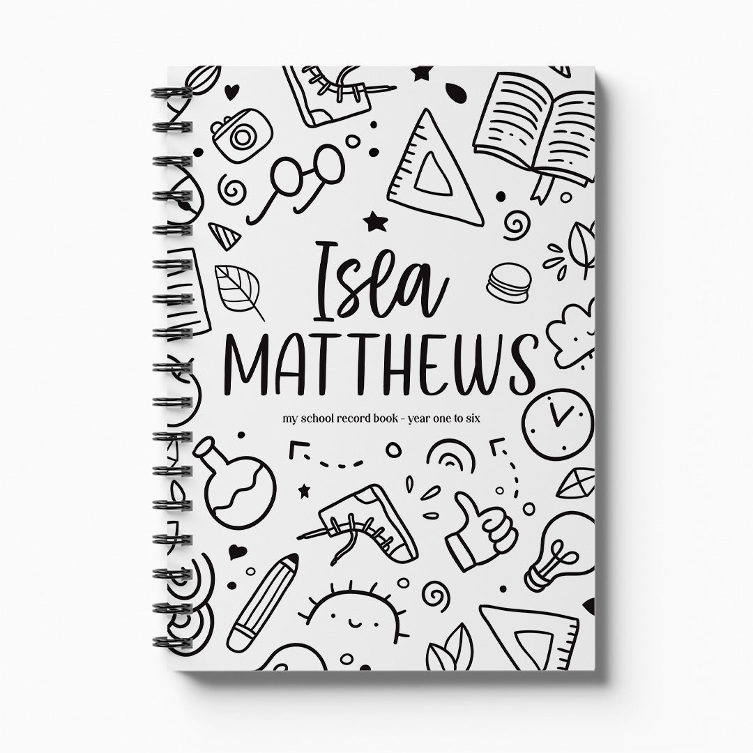 Personalised My School Days: A Personalised School Record Keepsake Book | Primary, Intermediate & High School