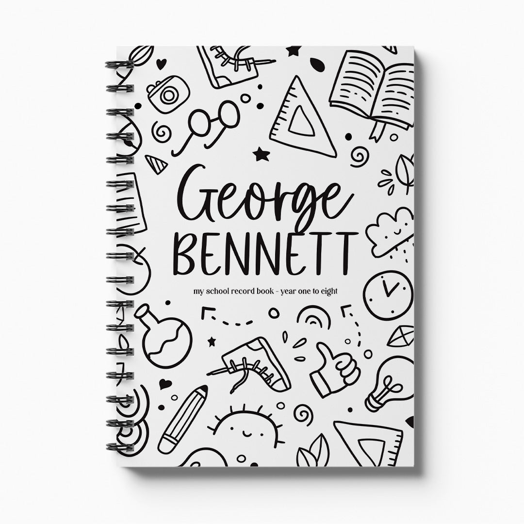 Personalised My School Days: A Personalised School Record Keepsake Book | Primary, Intermediate & High School