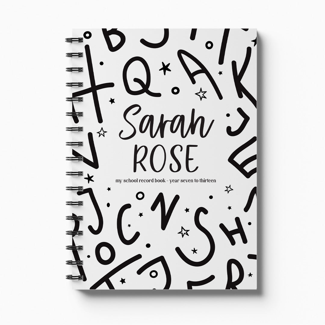 Personalised My School Days: A Personalised School Record Keepsake Book | Primary, Intermediate & High School