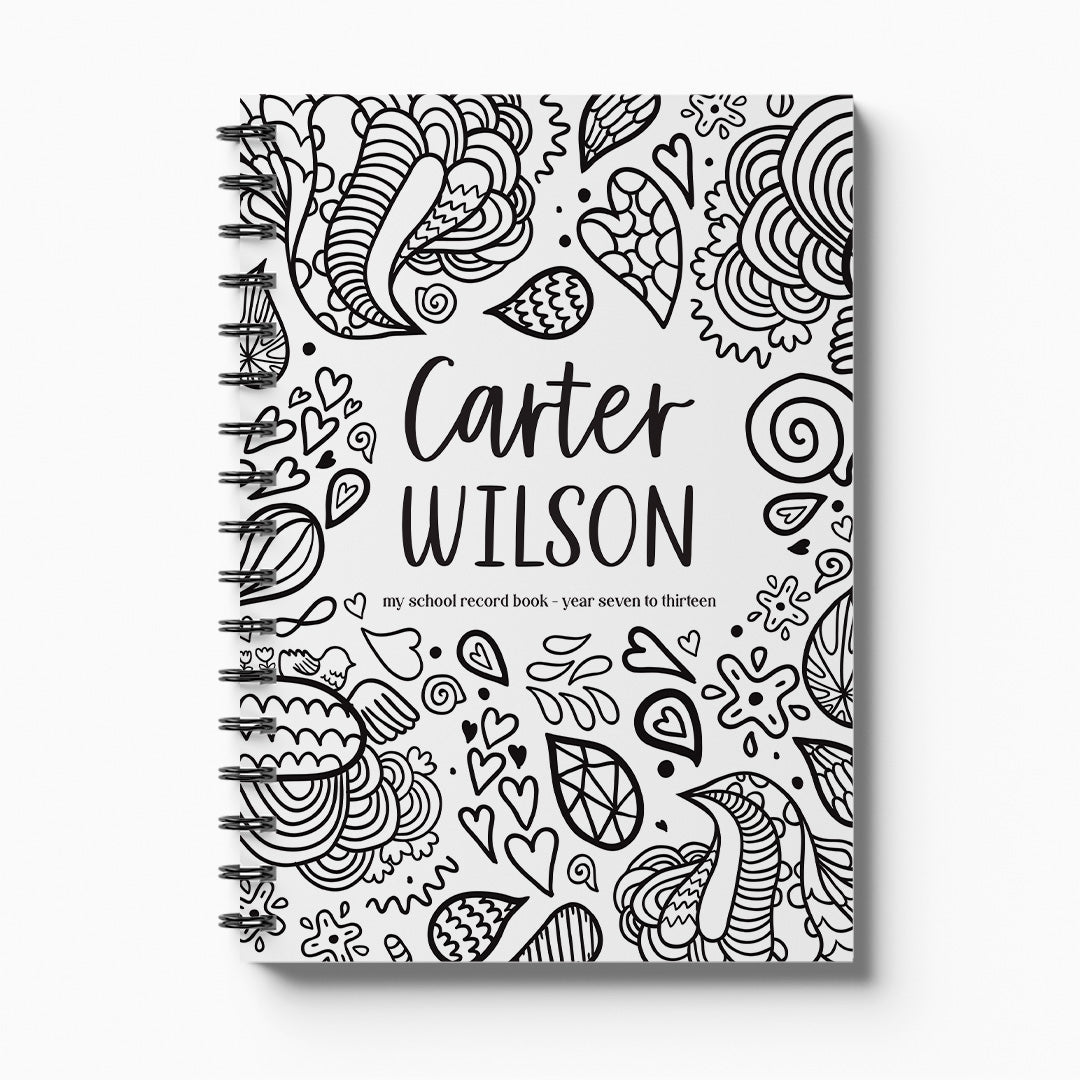 Personalised My School Days: A Personalised School Record Keepsake Book | Primary, Intermediate & High School
