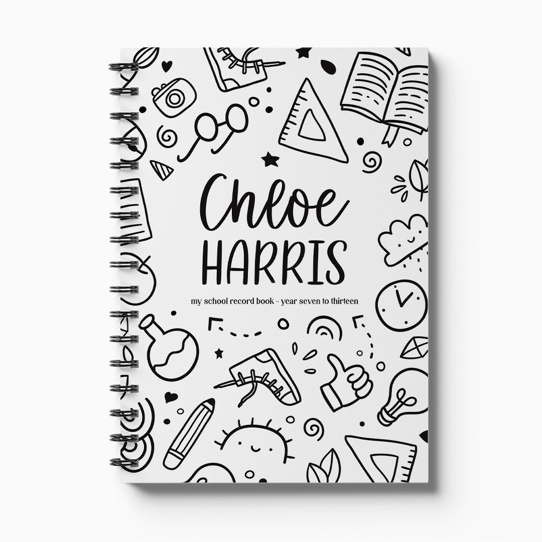 Personalised My School Days: A Personalised School Record Keepsake Book | Primary, Intermediate & High School