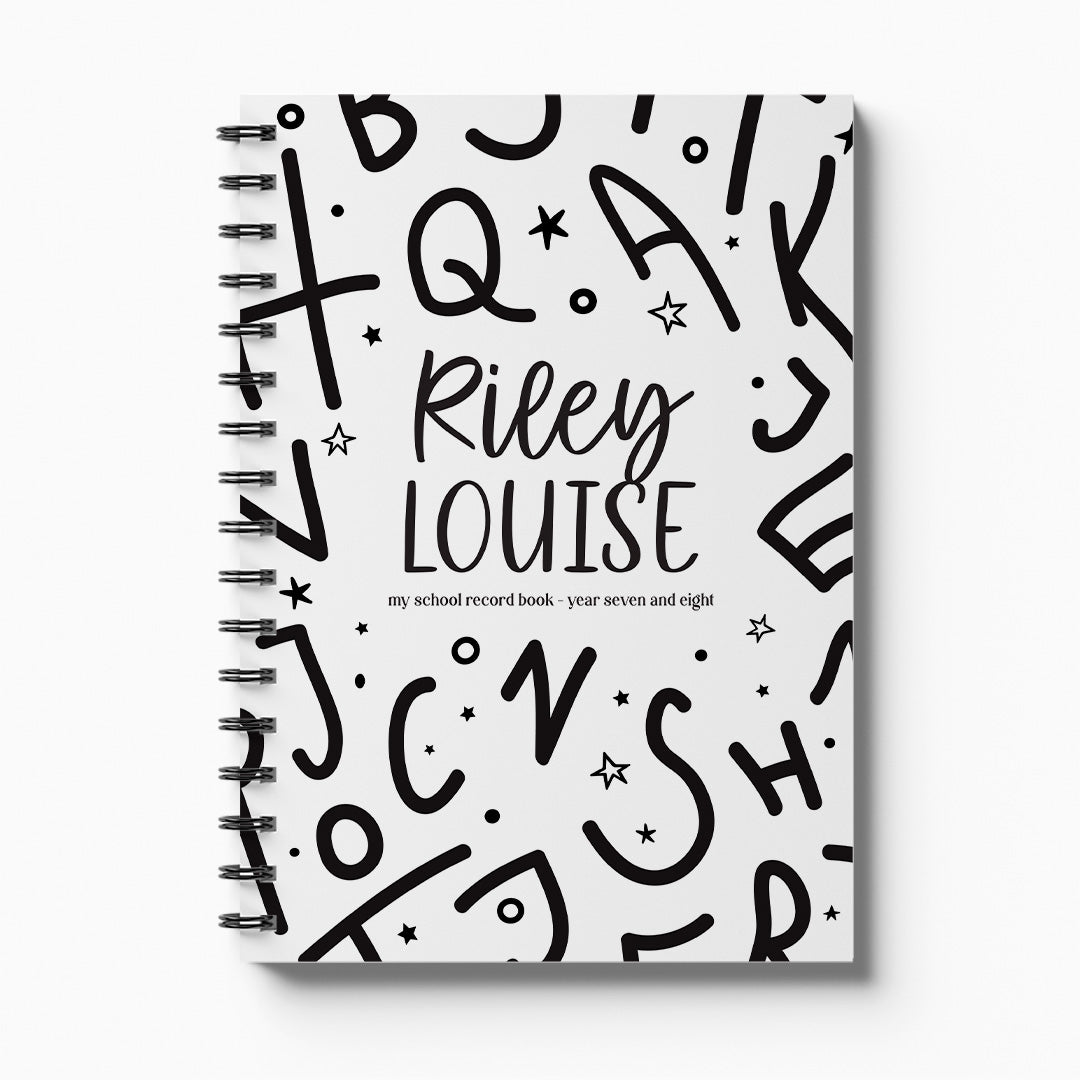 Personalised My School Days: A Personalised School Record Keepsake Book | Primary, Intermediate & High School