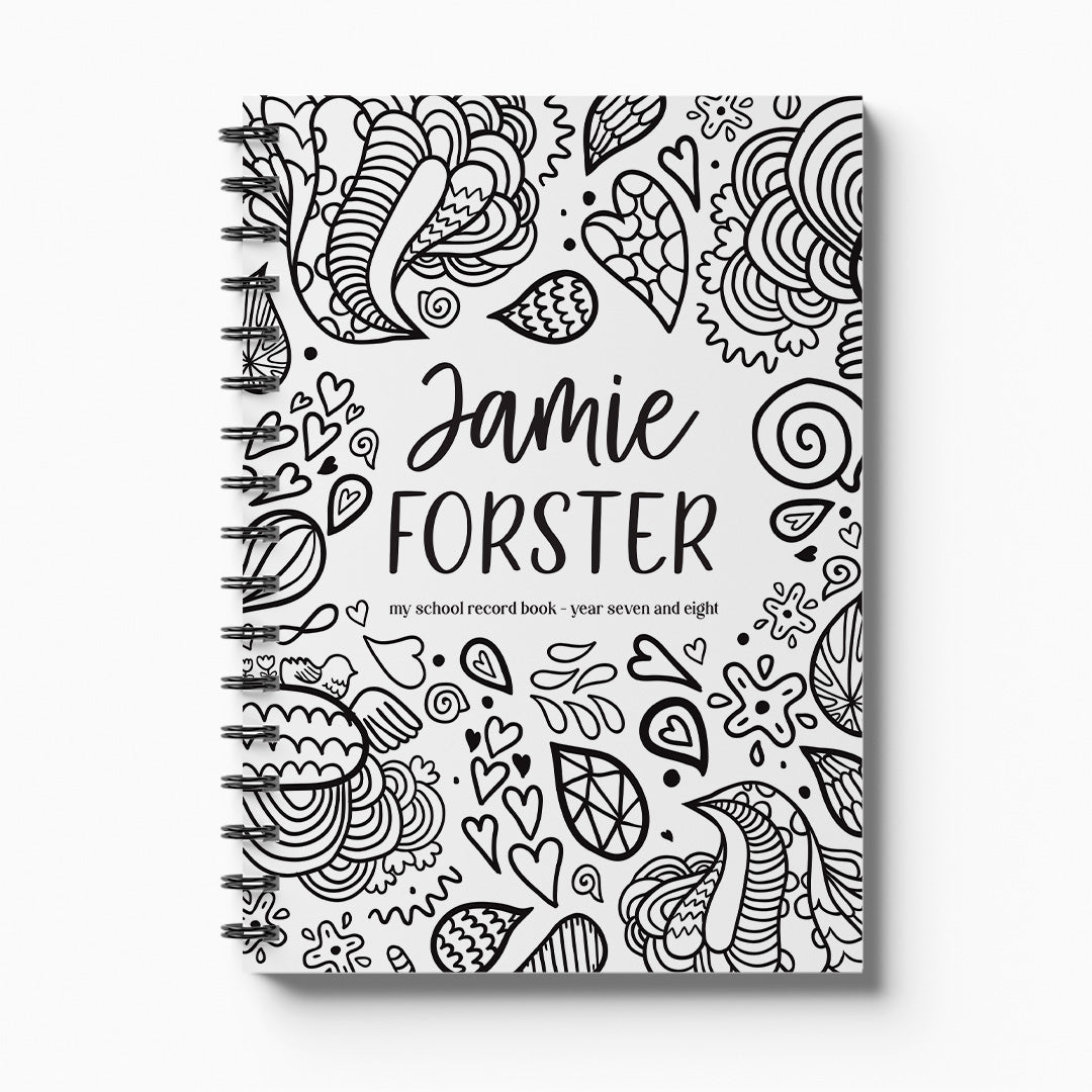 Personalised My School Days: A Personalised School Record Keepsake Book | Primary, Intermediate & High School