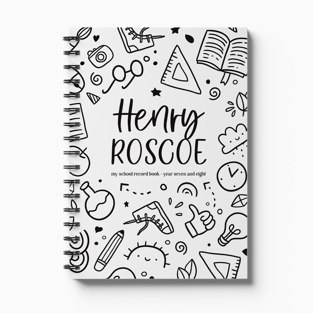 Personalised My School Days: A Personalised School Record Keepsake Book | Primary, Intermediate & High School