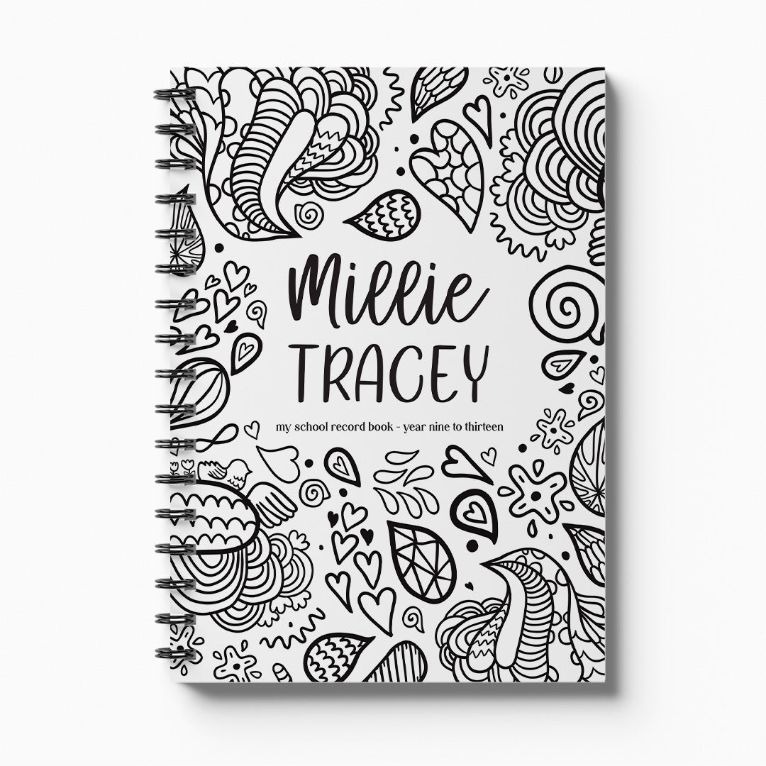 Personalised My School Days: A Personalised School Record Keepsake Book | Primary, Intermediate & High School