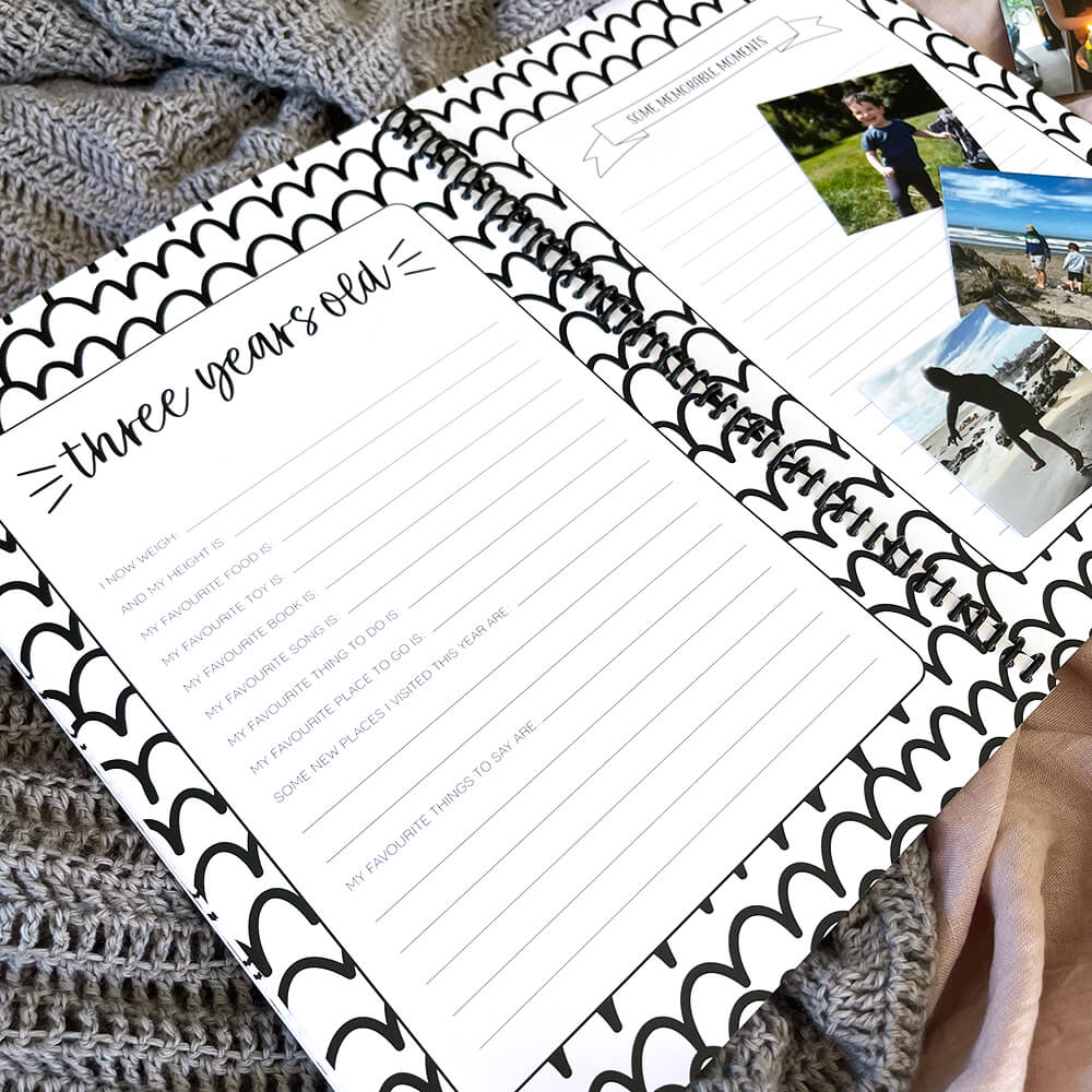 Toddler preschool memory book NZ