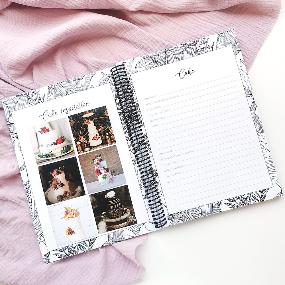 Wedding keepsake book